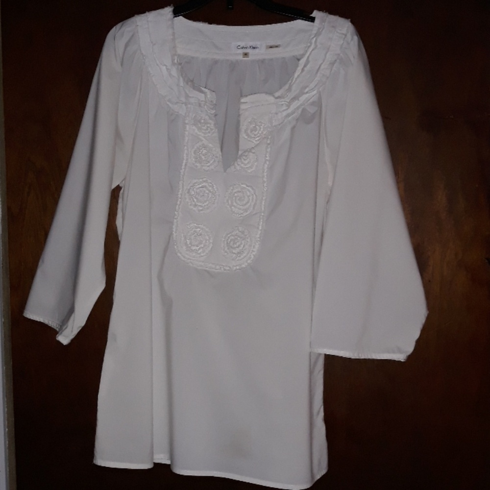New Calvin Klein White Tunic